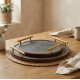 Wooden Tray Set 2 Pcs